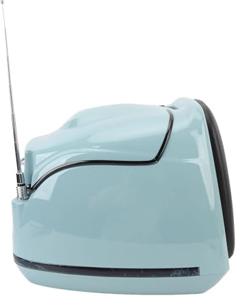 ZASCHMOY Retro -Design 38L Motorrad -Top Box mit Wasserfestem Trunk Gepäck | Universelle Passform für Elektrische Roller | Cyan Motorcycle Heck Lagerhülle (Cyan)