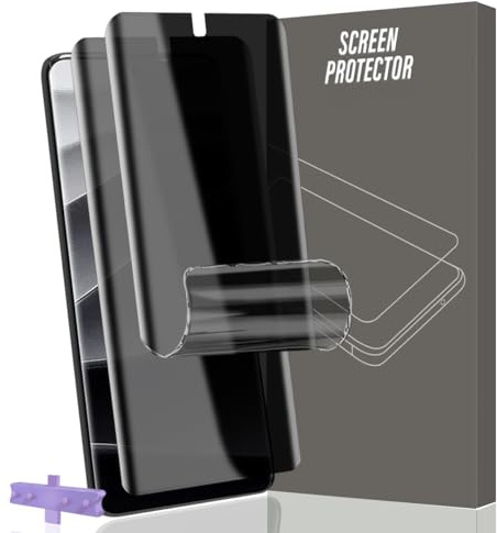 Gelaasso 2 Piezas Protector de Pantalla para Xiaomi Redmi Note 14 Pro Plus 5G. Antiespia Película TPU Flexible [No es de cristal], Película de Hidrogel Privacidad