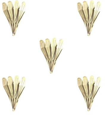 5 set of Jaw Harp Musical Instrument Gift Kids Easy to Play Yi Nationality Mouth Harp with 4 Leaves, 7cm