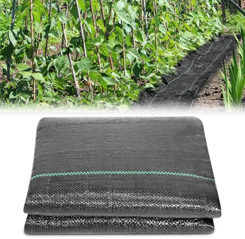Monucep 3m x 10m Unkrautvlies Extra Stark, 100g/m² – Unkrautflies Schützt vor Unkraut für große Flächen, Gartenvlies Wasserdurchlässig für Garten, Hochbeet, Wege,Reißfestes Bodenvlies