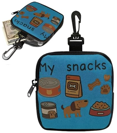 Borsa Porta Snack per Addestramento Cani Portaoggetti da Vita Regolabile | premi per cuccioli da passeggio per Passeggiate All'aperto, Campeggio e Viaggi con Cani di Taglia