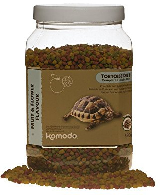 Komodo komplett sköldpadda foder frukt & blomma 340 g