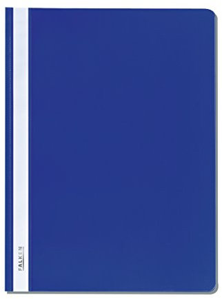 Original Falken Plastik-Schnellhefter. Aus PP-Folie für DIN A4 kaufmännische Heftung blau Hefter ideal für Büro und Schule