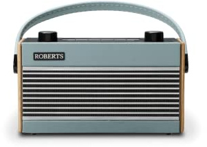 Roberts Rambler BT Retro/Digital Portable Bluetooth Radio with DAB/DAB/FM RDS Wavebands - Blue