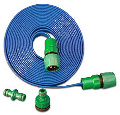 D K N 15m Flat Hose non-toxic extension for Caravan and Motorhome AQUASOURCE mains water