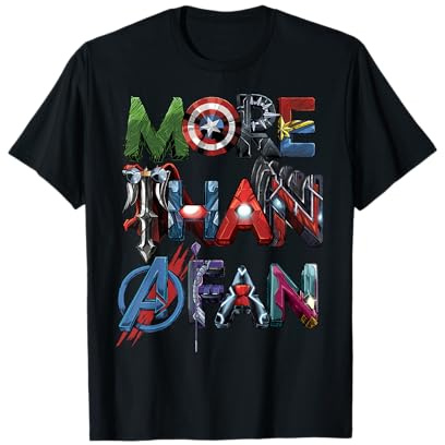 Marvel Avengers More Than A Fan Symbols T-Shirt