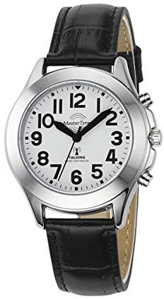 Master Time Funk Quarz Damen Uhr Analog mit Leder Armband MTLA-10705-60L