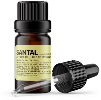 Doratelier Santal Diffuser Oil, Niche Scent, Smoky Classic Luxury Papyrus,Cardamom,Sandalwoods Essential Oils Blend for All Ultrasonic Diffuser Scent Projects(10mL/.33 FL oz)