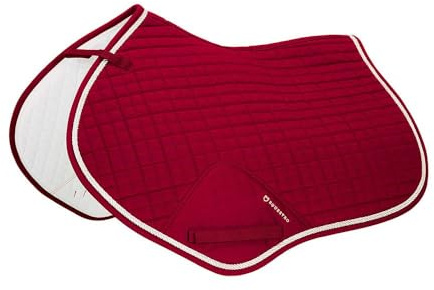 SOTTOSELLA EQUESTRO DA SALTO IN COTONE SAGOMATO INTERNO TESSUTO TECNICO TG FULL (ROSSO)