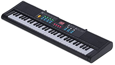 Keyboard Piano, Earphone Jack MQ6186 Electric Piano 61 Keys USB for Performance for Beginner Child Adult