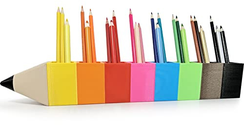 KAJAWIS Schreibtisch-Organizer Kinder Schreibtisch stiftesorter eko Organizer für Bleistifte Organizer für Buntstifte (8 Farben)