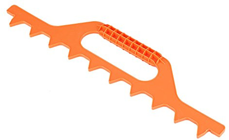 Nikou Hive Frame Spacer, Bee Hive Frame Spcing Tool Spacer Imkereizubehör Imkerei Werkzeuge, Leichter Kunststoff, Orange 9 Frame, 41x9.6cm
