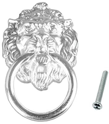 SANZHEN 2 Stück Knöpfe und Zieht Antik Bronze Löwe Zieht Kommode Schublade Schrank Türgriffe Knöpfe Türklopfer
