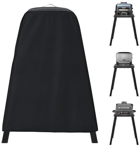 WELL GRILL Abdeckhaube für Ninja Woodfire Pro XL Serie, Grillabdeckung für Ninja OG850EU OG901EU OG701EU, Ninja Mixer/CREAMi/Heißluftfritteuse Zubehör, Wetterfest 600D