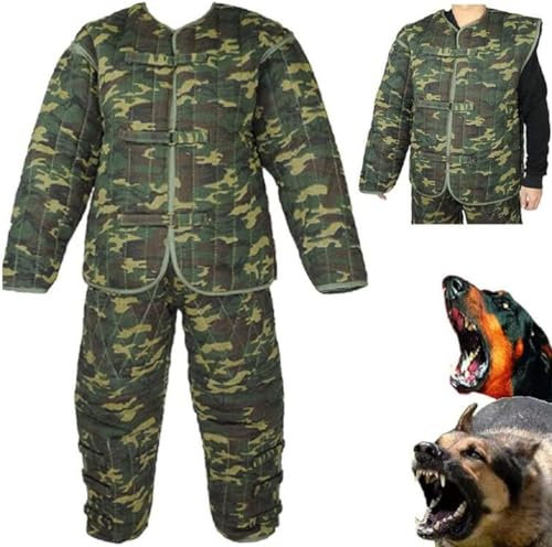 Schutzkleidung für Trainingshunde, Overall gegen Hundebisse, professioneller Schutzanzug für große Polizeihunde zum Training mit Beißschutz