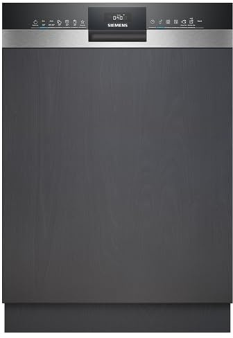Siemens iQ300, delvis integrerad diskmaskin, 60 cm, borstat stål, SN53ES04TE