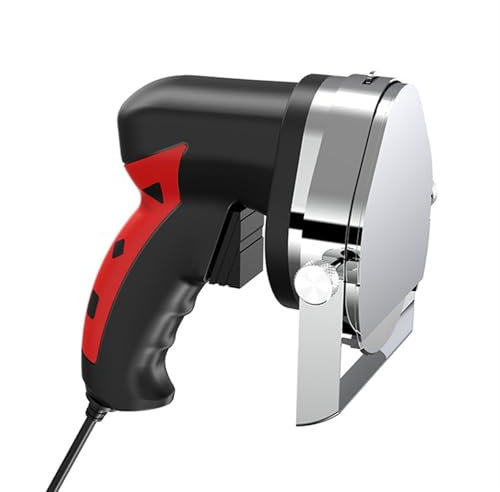 LMTYJZRY Couteau a Kebab Électrique, Couteau a Kebab Électrique Épaisseur de Coupe Réglable for Kebab Machine Machine Kebab Couteau Kebab Slicer(Red)