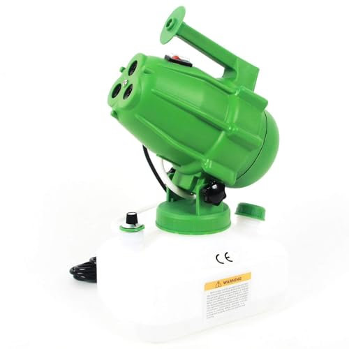 CASEGO Machine à fumée, pulvérisateur de désinfection électrique portable ULV, pulvérisateur de stérilisation silencieux pour l'intérieur et l'extérieur, le jardin, la maison (vert)