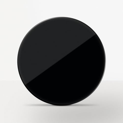 3-10mm Acrylglas Kreis PMMA GS Schwarz glänzend Zuschnitt Laserschnitt nach Maß laserpoliserte Kante rund Größe Wählbar (8 mm, 400 mm Durchmesser)