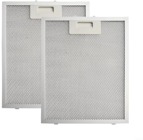 Bebykilemi Accessori da cucina, 2 filtri in rete metallica, filtri di sfiato per cappa in alluminio, filtri antigrasso per cucina, ristorante