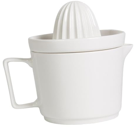 Gatuida Presse-agrumes Manuel Grosse Taille En Céramique, Pratique Et Facile à Nettoyer, Extracteur D'agrumes Cuisine Domestique, Pour Préparer Des Jus Frais, Compacte Espace