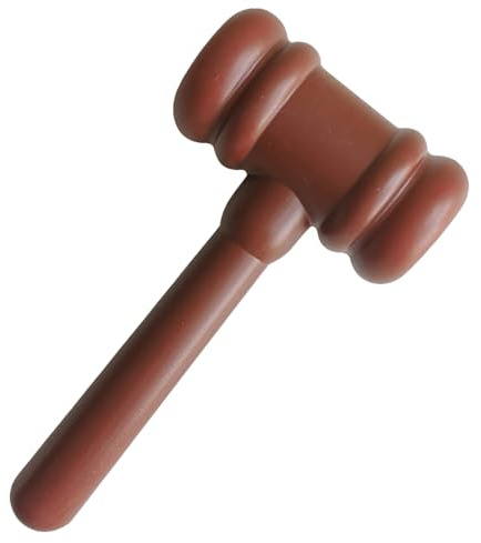 Judge Hammer Toy | Lawyer Hammer Accessory | Realistic Teachers' Court Accessories | Theater Club Cosplay Kindergarten Play Imitation House
