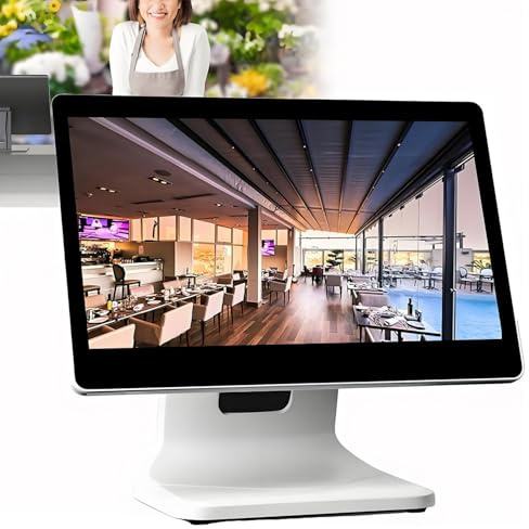 AiODiO Caisse enregistreuse Tactile, écran Tactile Intelligent, Angle réglable, 4 Go de RAM, 64 Go de SSD, pour Restaurant d'affaires