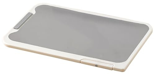 Tablas de Cortar de Acero Inoxidable para Cocina, Tabla de Picar de Cocina Doble Cara Metálica con PP, Superficie Antideslizante para Verduras Pan Queso Fruta Carne en Casa