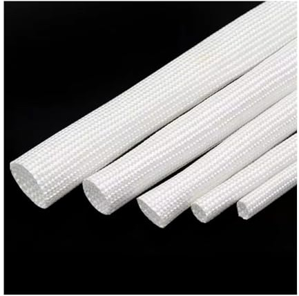 Guaina in fibra di vetro ad alta temperatura 5M, diametro 1-50mm, resistente al calore fino a 600°C, avvolgimento del filo isolato for la protezione dei cavi(9mm)