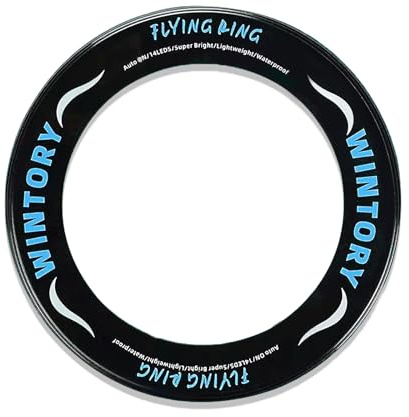 Harewu LED Frisbee Glow Ring – Leuchtender Soft-Wurfkreis mit automatischem Licht – Sicherer, Flexibler, wasserdichter Nachtspiel-Flugring für Kinder & Erwachsene, Outdoor-Aktivitäten, Garten, Stra