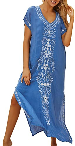 MaNMaNing Blusa de playa de gasa de viscosa para mujer, bikini largo, poncho de playa, manta para mujer, vestido de playa, vestido de verano, falda envolvente, vestido de playa, vestido de playa