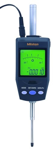 Mitutoyo Digitale Messuhr ID-H, CEE Netzteil, 30,4 mm, 0,0005 mm | 0,0005 mm, flache Rückplatte, Nullpunkt gespeichert, Datenausgang