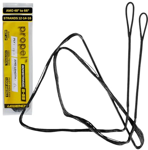 Legend Recurve Bow String - Dacron Bow String Replacement - Traditional Bowstrings - Recurve Bow Archery Accessories - Archery Equipment for Recurve Bows - Bowstring AMO 62 inch - 14 Strands