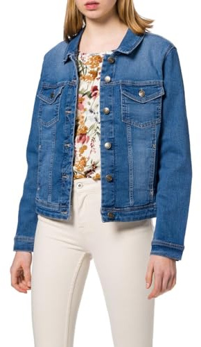 ONLY Carmakoma Damen Carwespa Life Denim Jacket Mbd Noos Jeansjacke, Medium Blue Denim, 54 EU