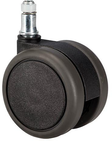 Sokoa roulettes Universelles Auto-Freinées, 65 mm Spéciales Sols Durs, Lot de 5