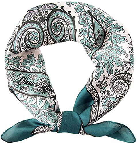 prinfantasy Seide Schal Damen Halstücher Seidentuch Schals Halstuch Seidenschal Scarf Bandana Taschentuch Ansatz Handgelenk Kopftücher M070048