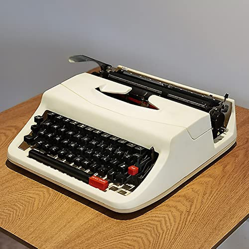 Manuelle Retro-Schreibmaschine, mechanische Vintage-Schreibmaschine, Vintage-Finish, antike Schreibmaschine, gut erhalten, ideal für Briefe, kreatives Schreiben, Basteln