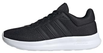 adidas dam Lite Racer 4.0 Shoes, Core Black/Core Black/Iron Metallic, 40 EU