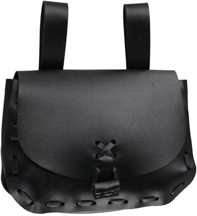 Ldabrye Gürteltasche Ledertasche Steampunk Taillentasche Mittelalter Leder Gürteltasche Pack Hüfttasche Vintage Gürteltasche