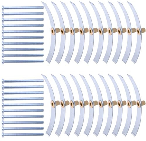 20PCS Back Box Repair Clip, Switch Socket Repair Kit, 86 Type Switch Socket Screw Hooks, Universal Backbox Repairing Tool, Wall Outlet Cassette Repairer Support Rod Screws