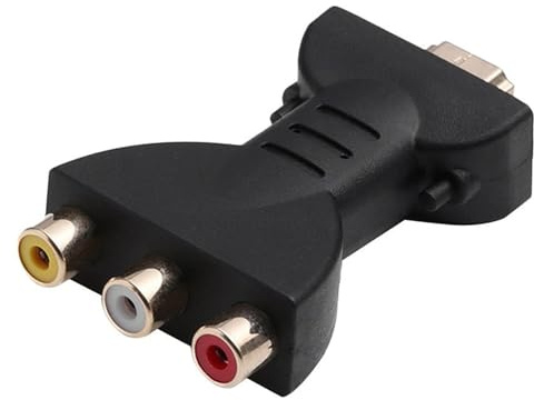 Adaptateur HDMI vers AV, adaptateur RVB 1080p HDMI vers RVB pour convertisseur de composants RCA