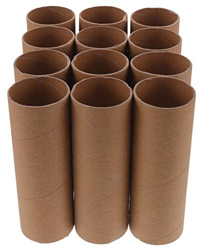 DIYEAH 12 Stück Kartonröhre Zum Basteln Runde Papierröhre Für Diy-projekte Diy-papierröhren Aus Hochwertigem Papiermaterial Für Heimwerker Und Kreative Kinder