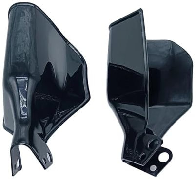 Motorrad Handschutz 1 Paar Motorrad Handschutz Griff Handschutz Windschutz Lenkerabdeckung Für Motorrad Roller ATV E-Bike Universal(Black)