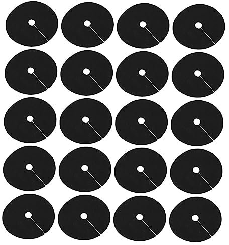 SUPVOX 20pièces Tissu De Désherbage Anti-végétation pour Contours D'arbres Tissu Non Tissé De Contrôle pour Allée Barrière Anti-Mauvaises Plantes pour Jardinage