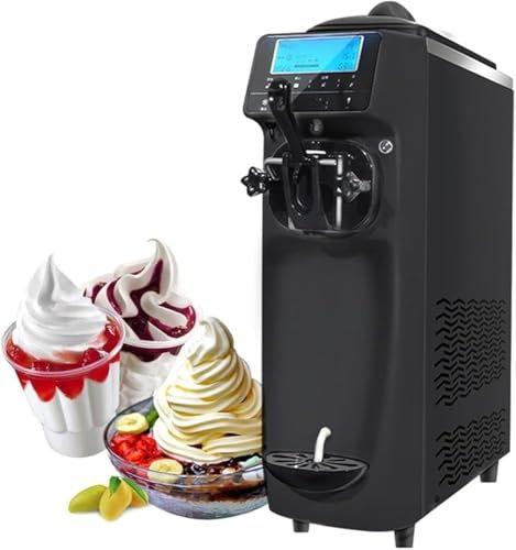 Summer Snack bar, Home/Commercial Soft Serve ice Cream Machine, Cafe Tabletop ice Cream Machine，M