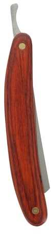 DECOMELODY Afeitadora Manual De Inoxidable Mango De Madera Varios estilos Para Hombre Maquinilla De Afeitar Para Cortabarbas