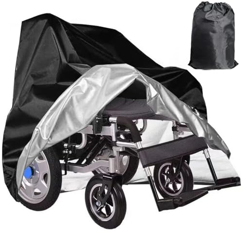 Wheelchair Cover,Electric Wheelchair Cover for Storage,For Mobility Scooter Rolling Walker, Protector from Dust Dirt Sun Rays 100 x 66 x 102 cm
