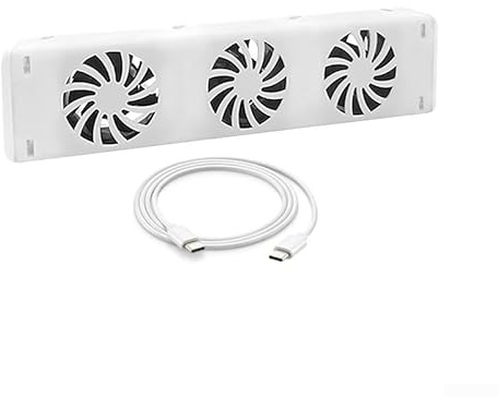 URPIZY Sistema di riscaldamento a 3 ventole con sensore intelligente magnetico, ventilatore per radiatore, ventilatore per camino, ventilatore magnetico, ventola di riscaldamento a risparmio