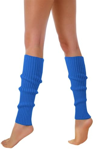Beinwärmer für Erwachsene, Damen Bein Stulpen Strümpfe für 80er Jahre 80s Party Karneval Tanzen Aerobic Kostüm Accessoires Overknees