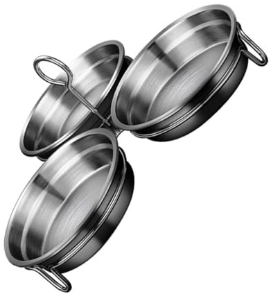 HOMSFOU Cuociuova in Acciaio Inox 304 a Forma di Cuore, Stampo per Uova in Camicia Maniglia Centrale, Teglia Antiaderente per Cucina Domestica, Set 1 Pezzo per Cottura a Vapore e Gelatine